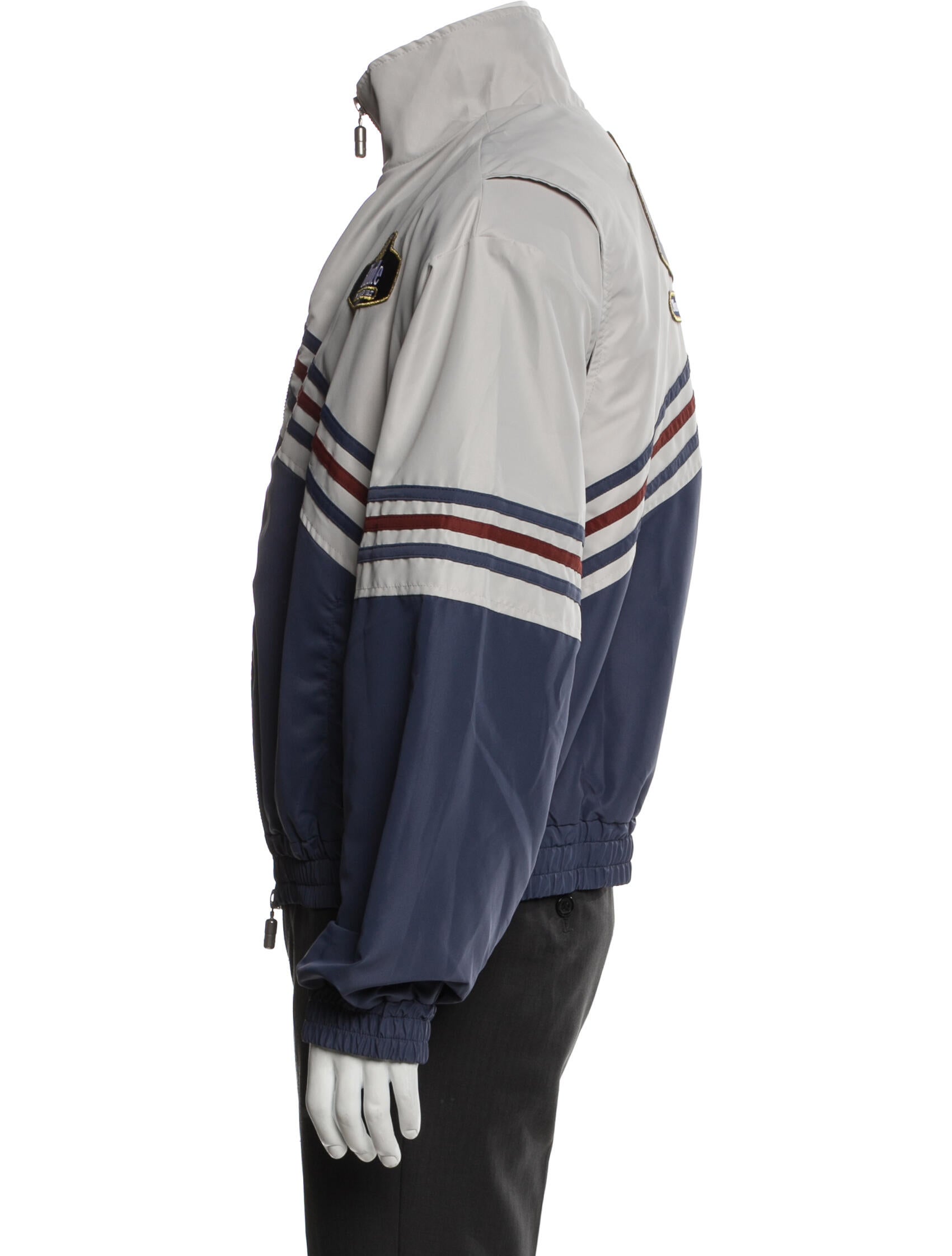 RHUDE Colorblock Pattern Windbreaker