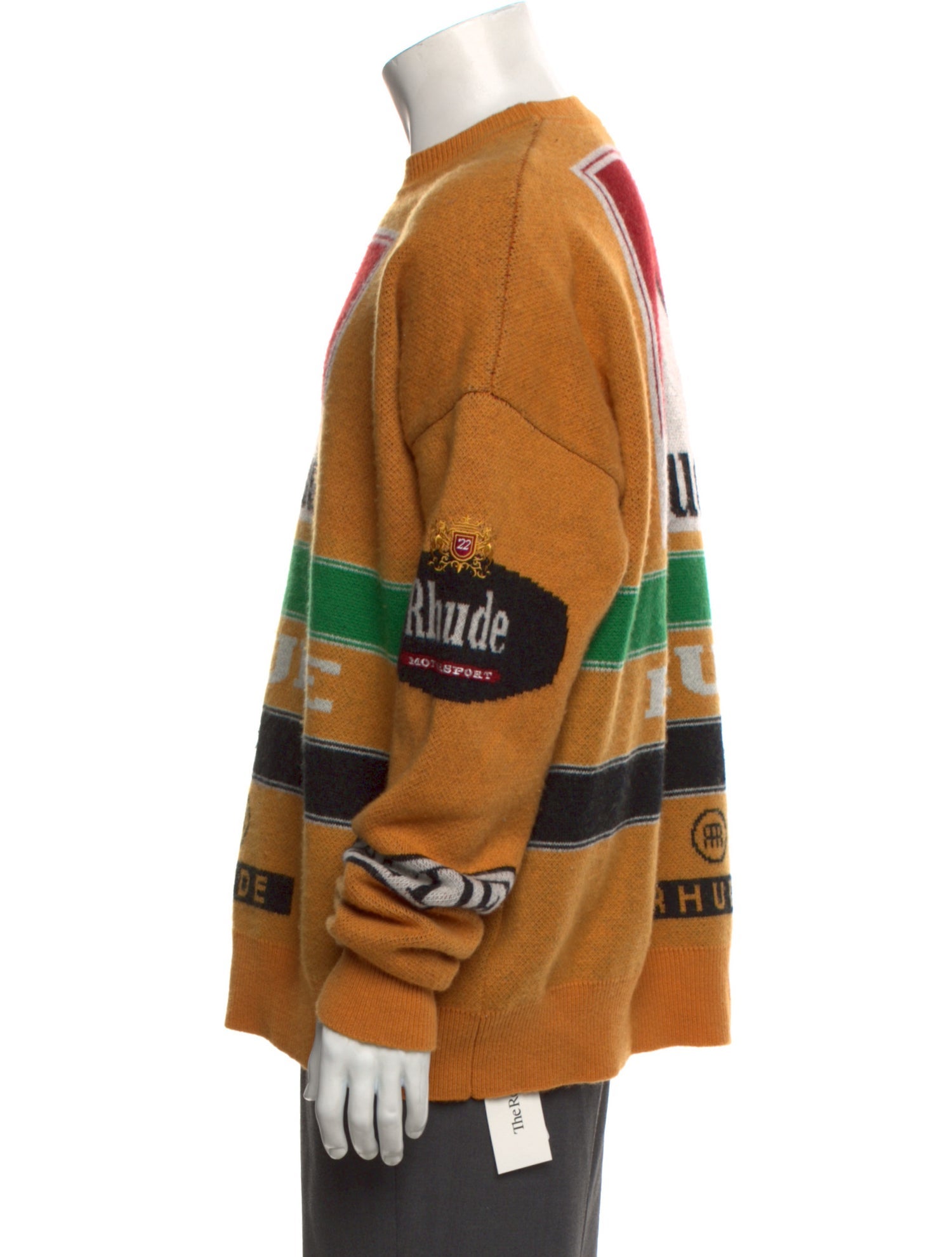 RHUDE Graphic Print Crew Neck Pullover