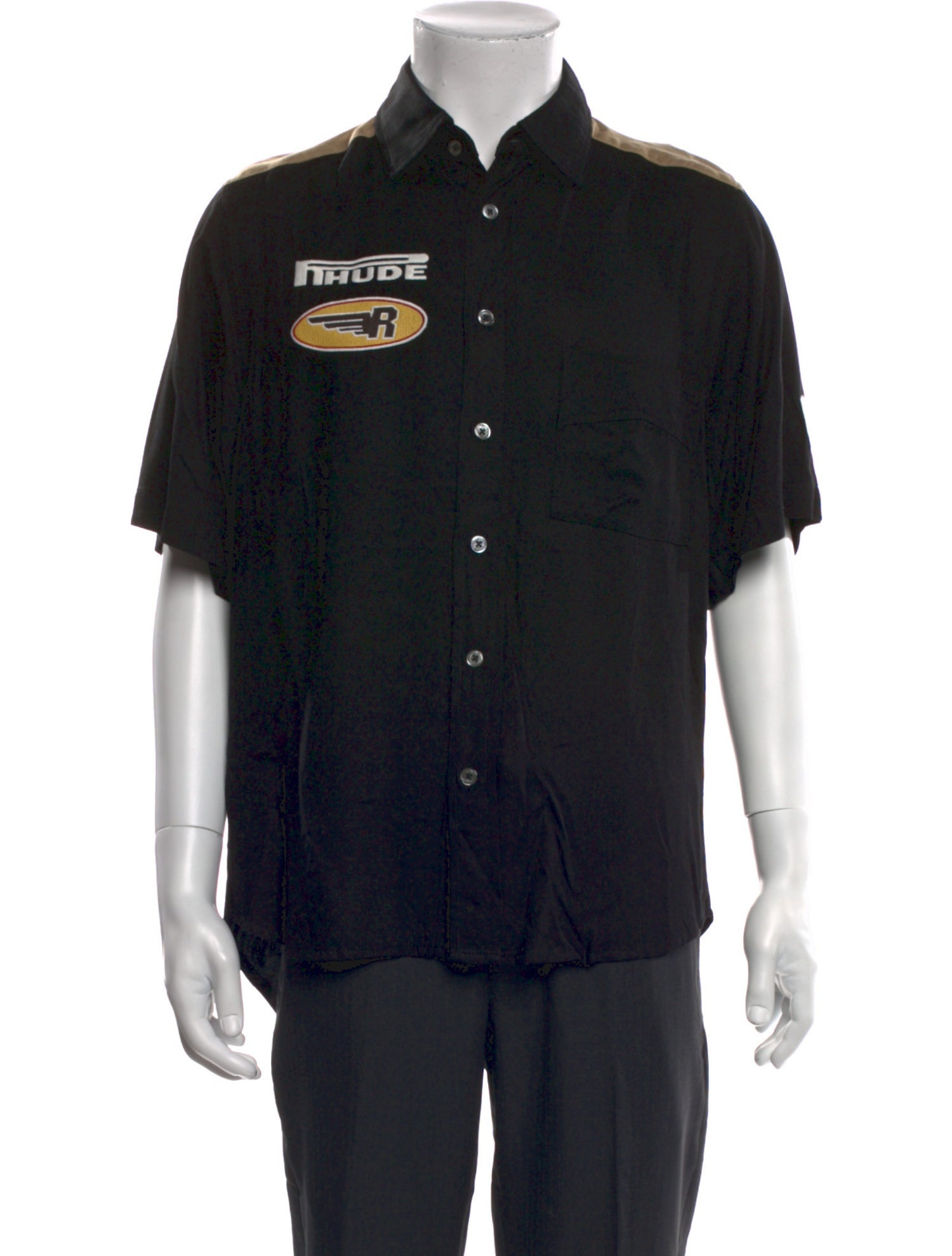 RHUDE Graphic Print Short Sleeve Jersey w/ Tags