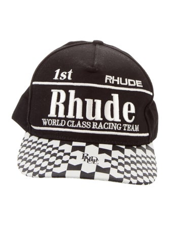 RHUDE Pattern Print Adjustable Baseball Hat