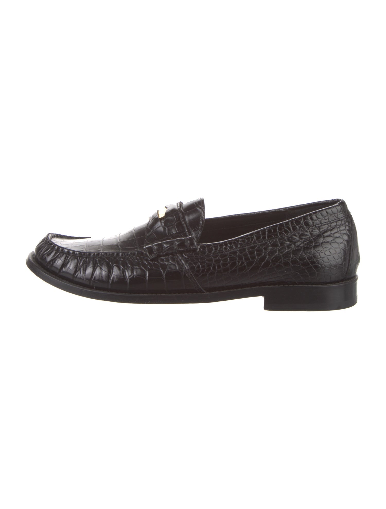 RHUDE Embossed Leather Dress Loafers