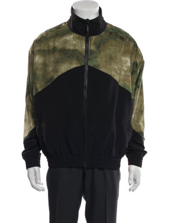 RHUDE Colorblock Pattern Windbreaker
