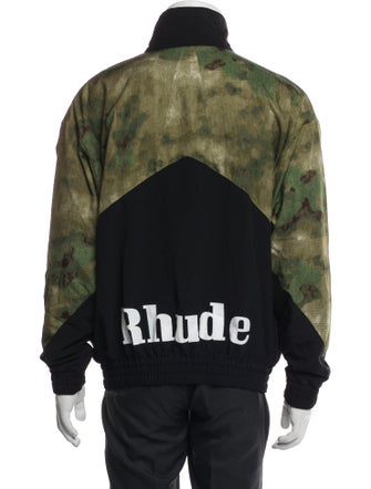 RHUDE Colorblock Pattern Windbreaker