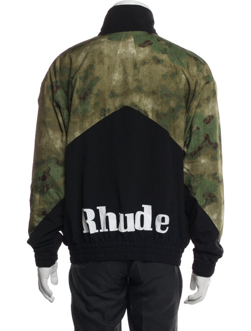 RHUDE Colorblock Pattern Windbreaker