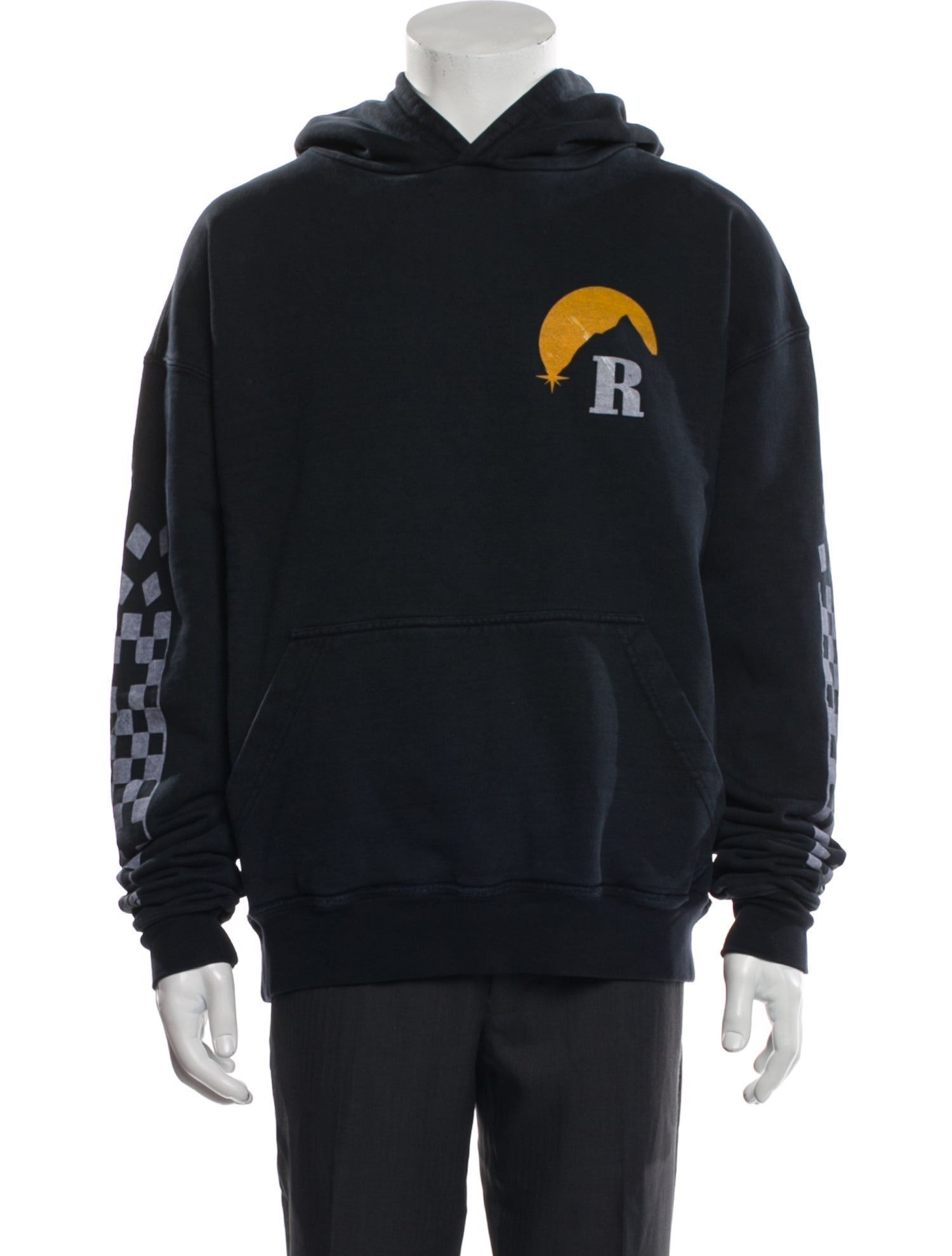 RHUDE Graphic Print Crew Neck Hoodie