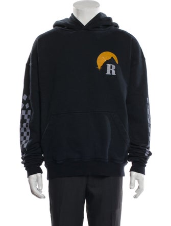 RHUDE Graphic Print Crew Neck Hoodie