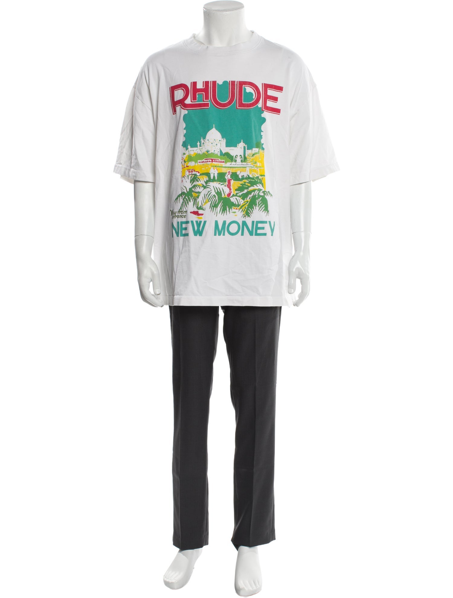RHUDE 'New Money' Graphic Print T-Shirt