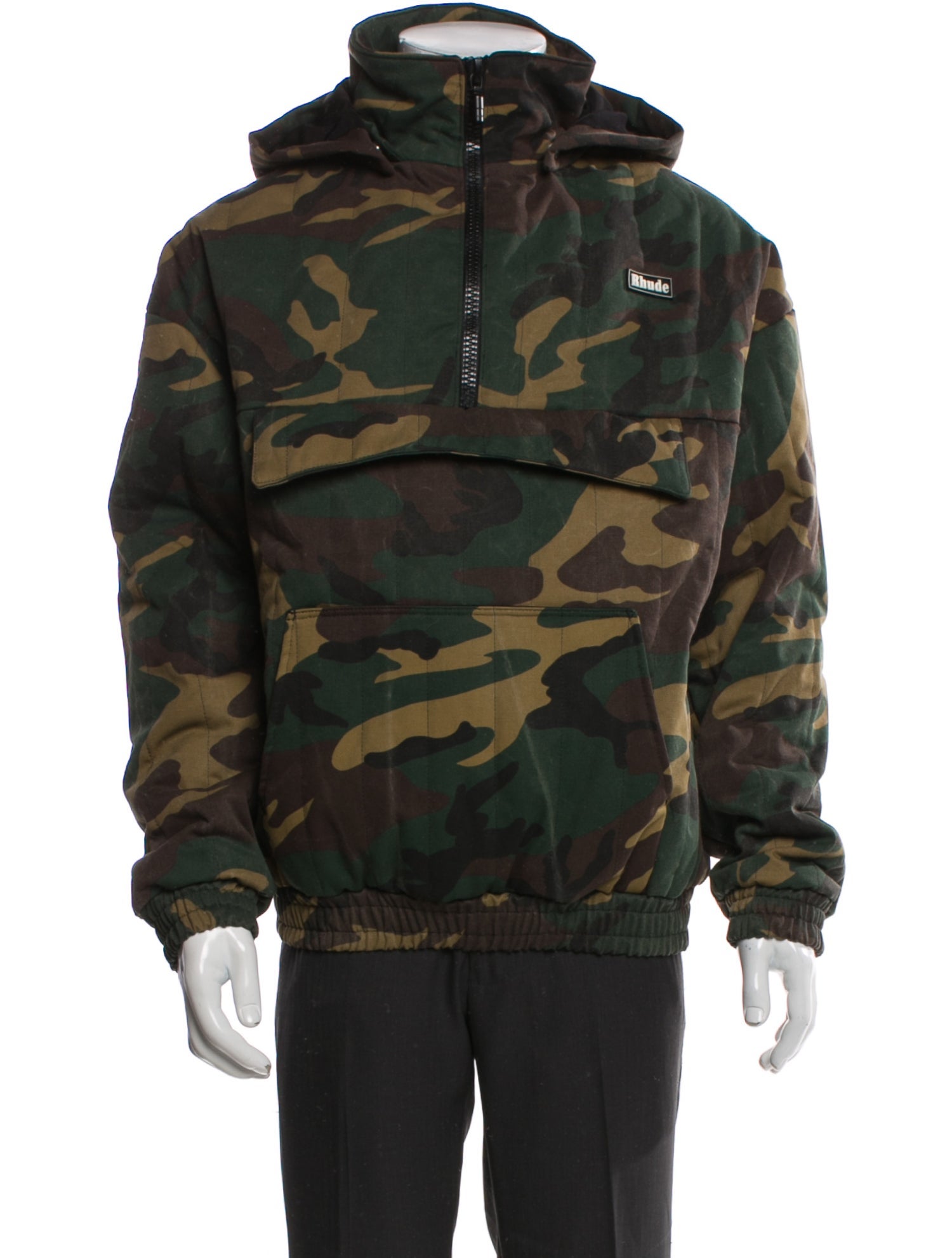 RHUDE Camouflage Print Parka