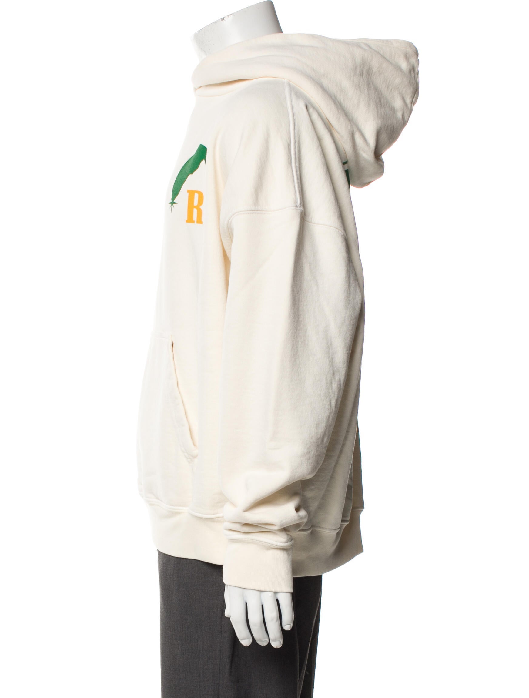 RHUDE V-Neck Long Sleeve Hoodie w/ Tags