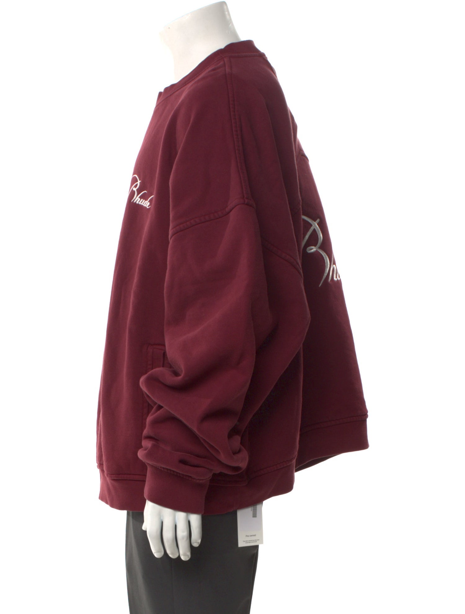 RHUDE Graphic Print Crew Neck Sweatshirt w/ Tags