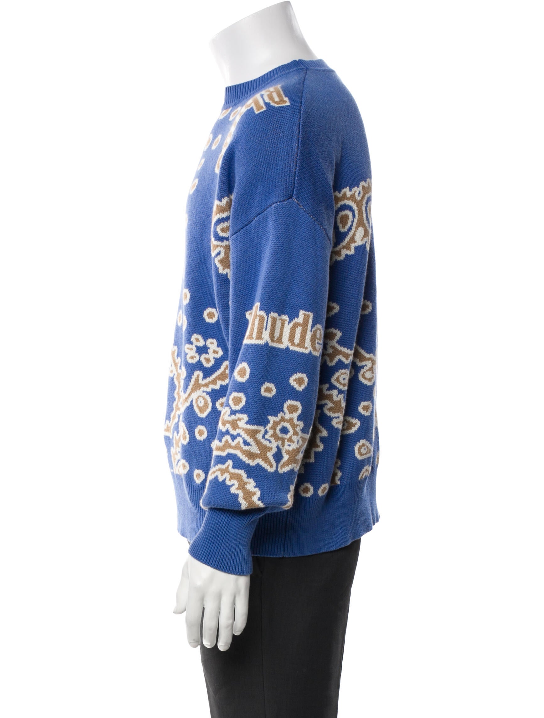 RHUDE Printed Crew Neck Pullover