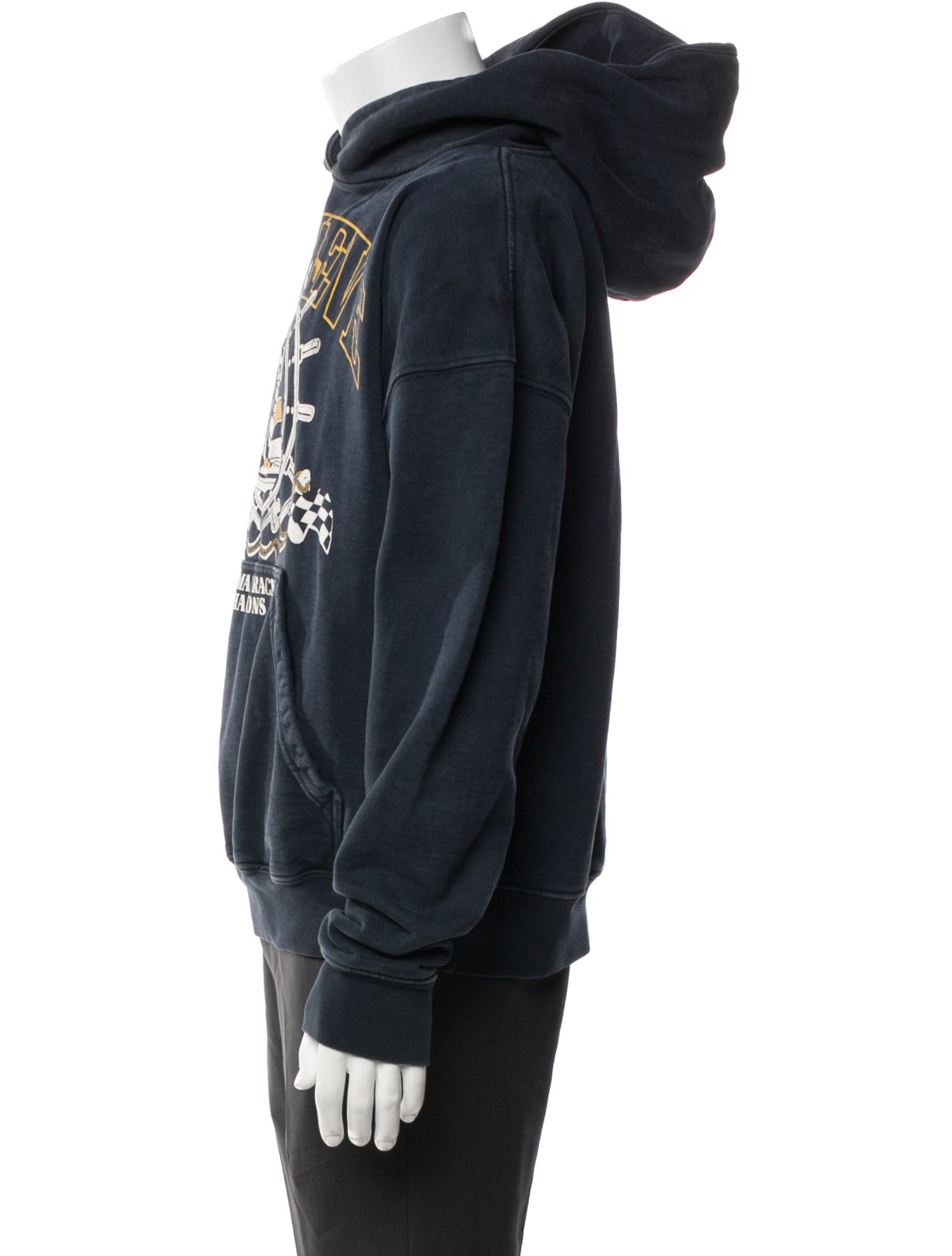 RHUDE Graphic Print Crew Neck Hoodie