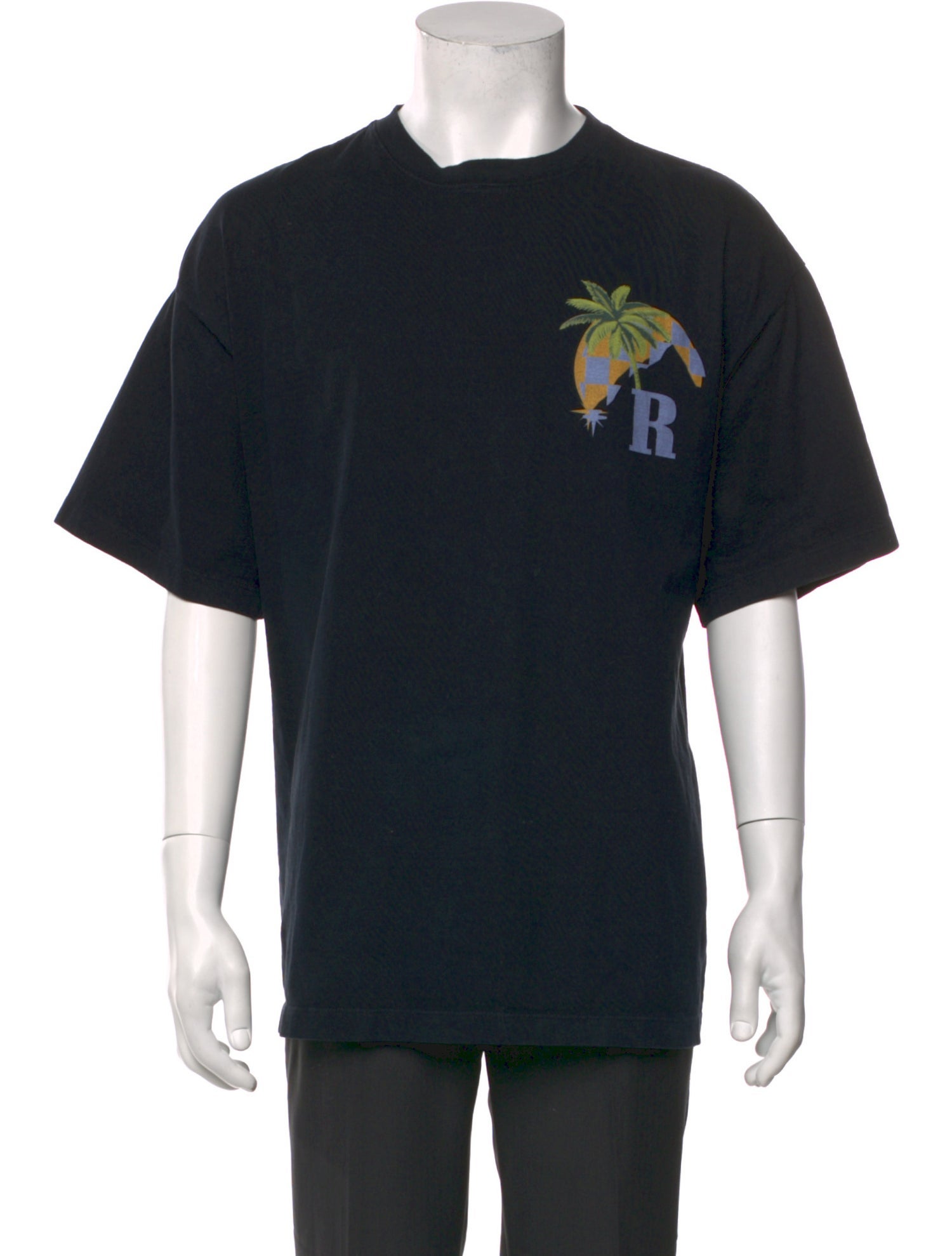 RHUDE Graphic Print Crew Neck T-Shirt