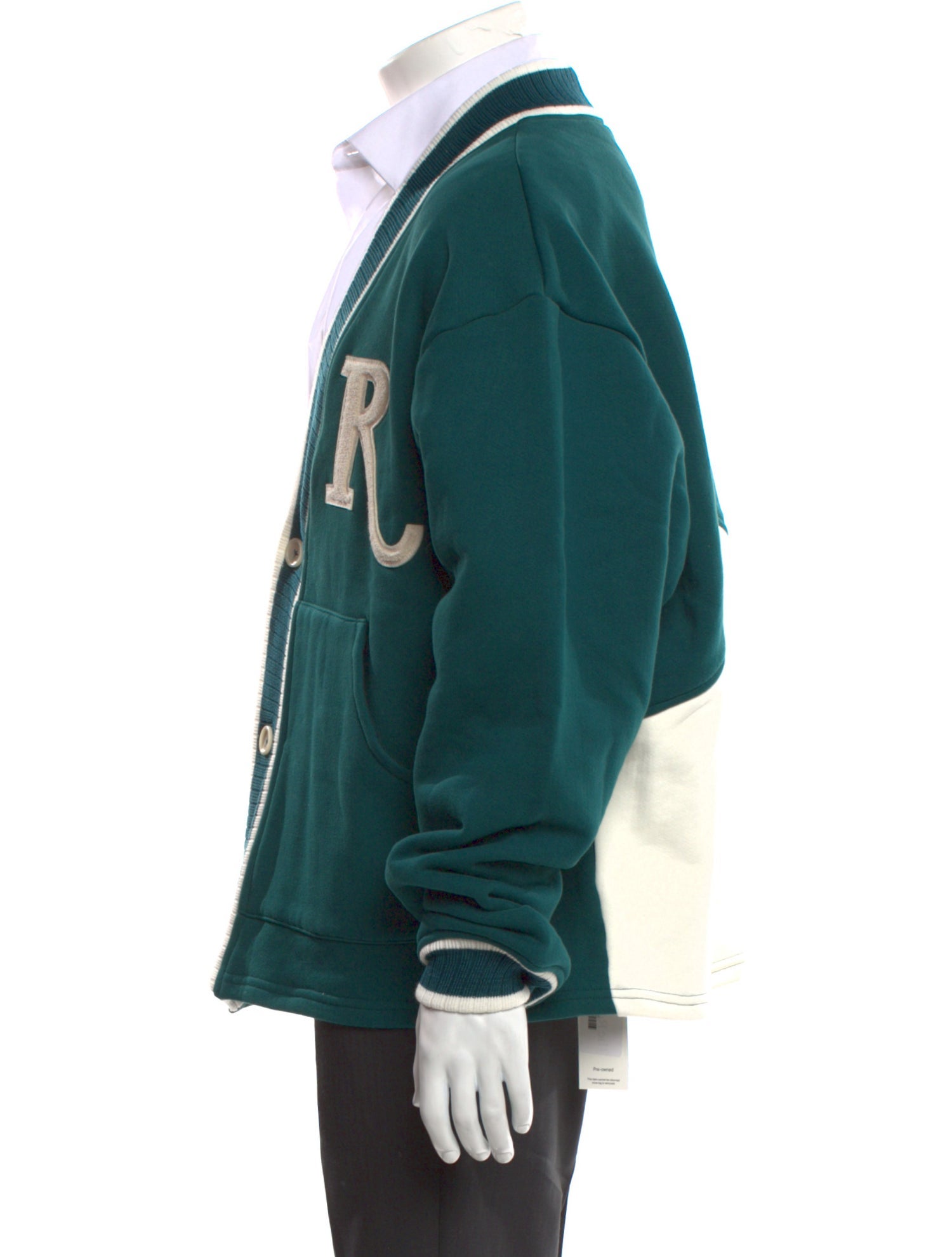 RHUDE Graphic Print V-Neck Cardigan w/ Tags