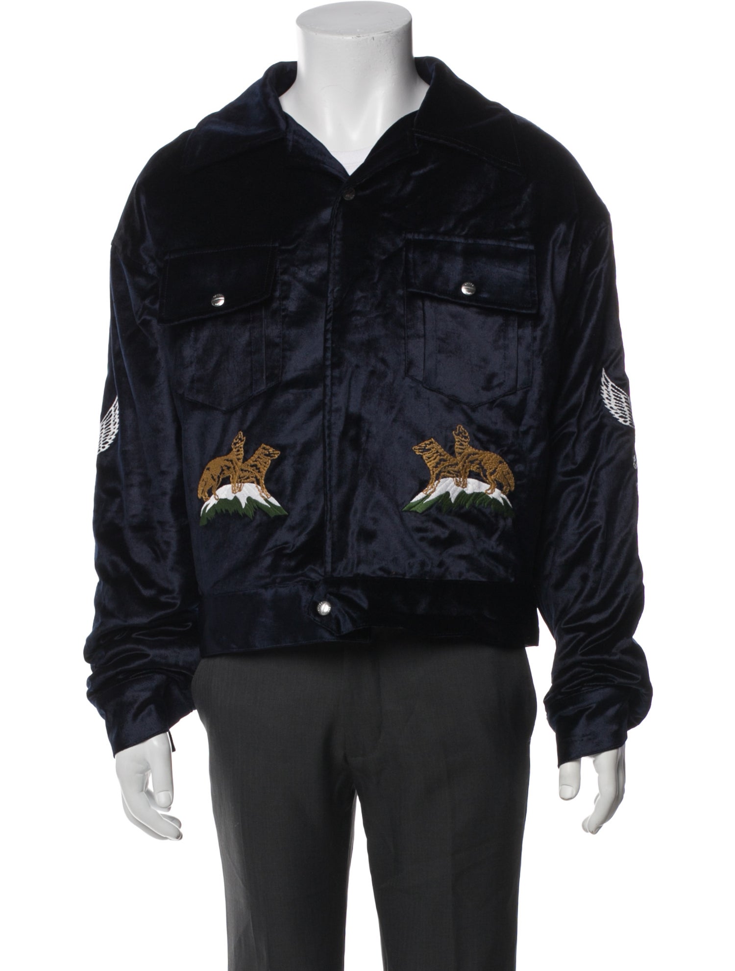 RHUDE Graphic Print Bomber Jacket w/ Tags