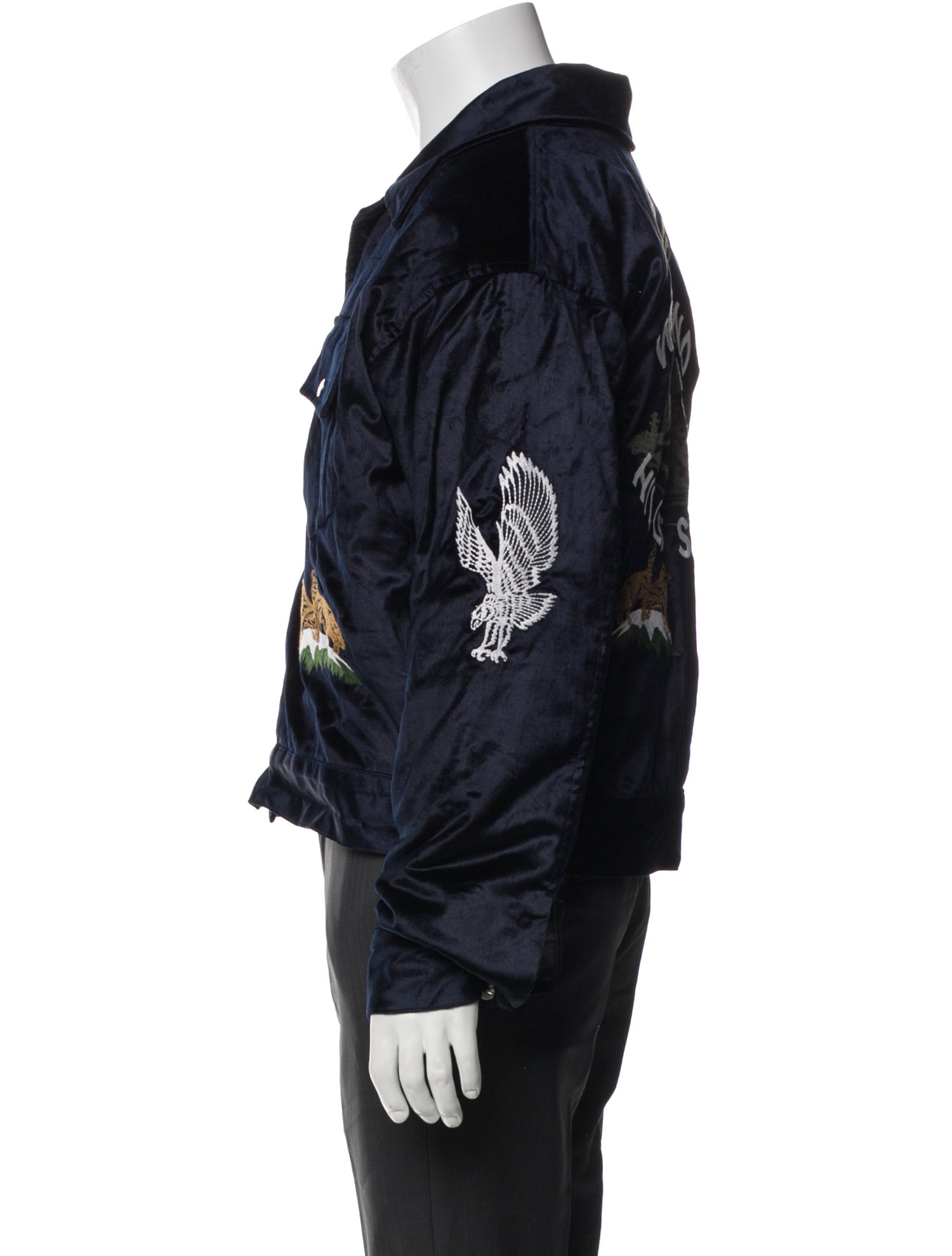 RHUDE Graphic Print Bomber Jacket w/ Tags