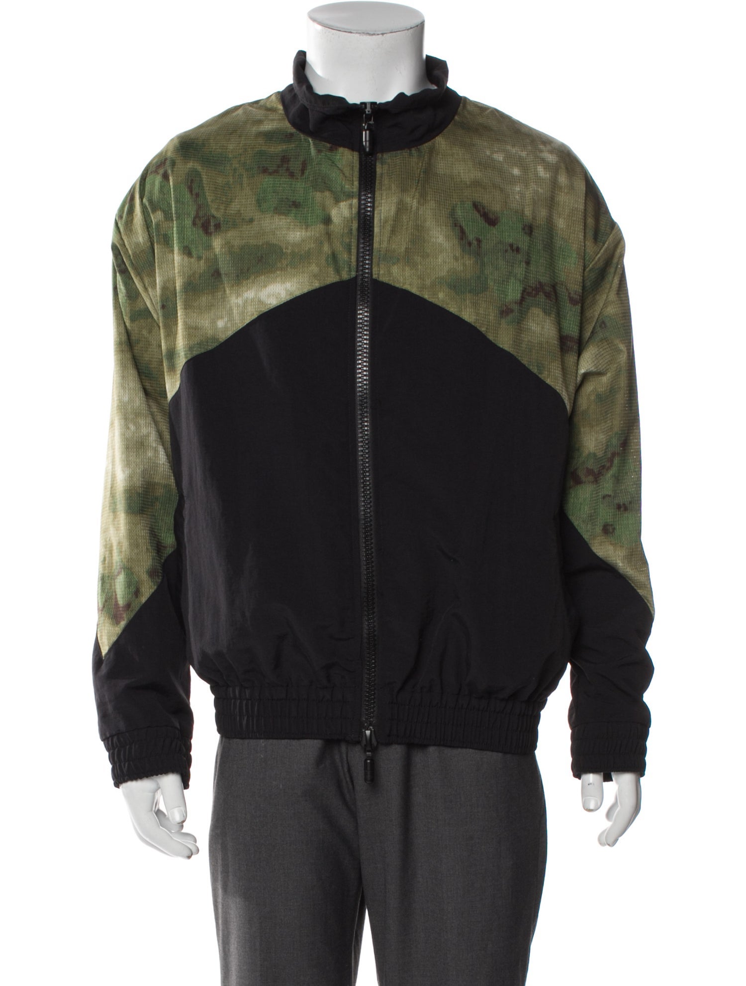 RHUDE Colorblock Pattern Windbreaker