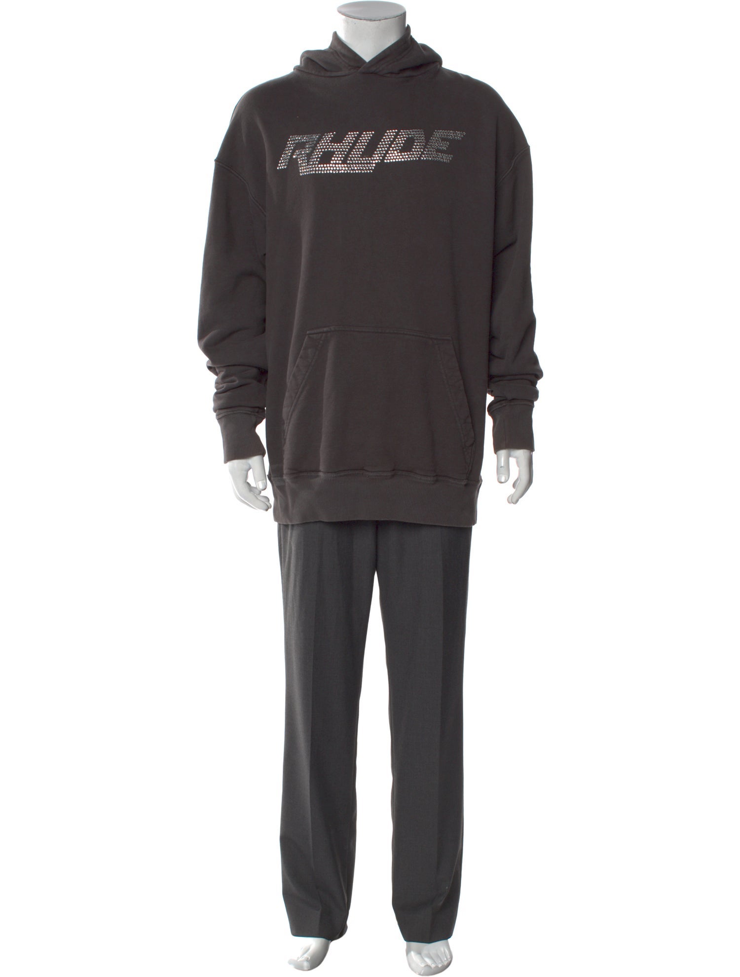 RHUDE Graphic Print Crew Neck Hoodie