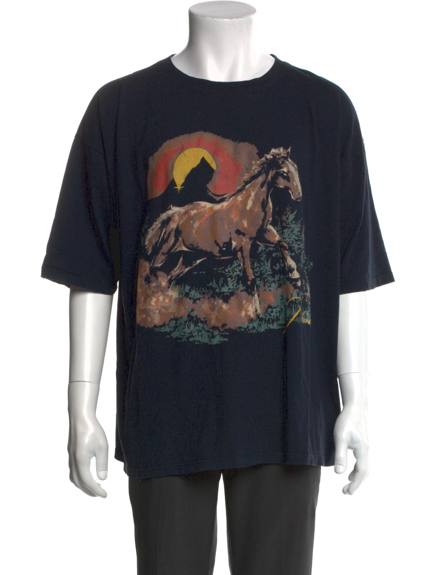 RHUDE Graphic Print Crew Neck T-Shirt