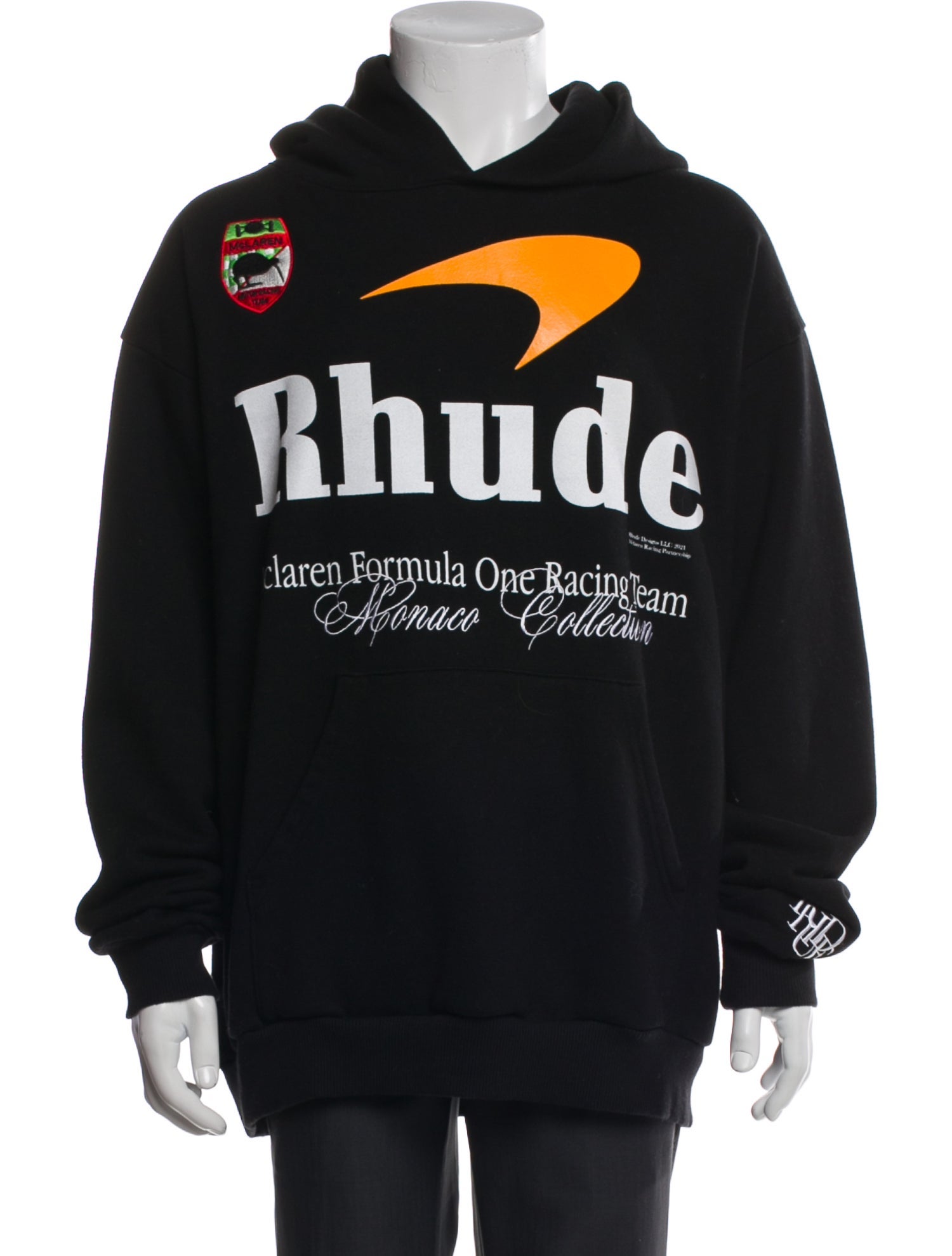 RHUDE Graphic Print Crew Neck Hoodie