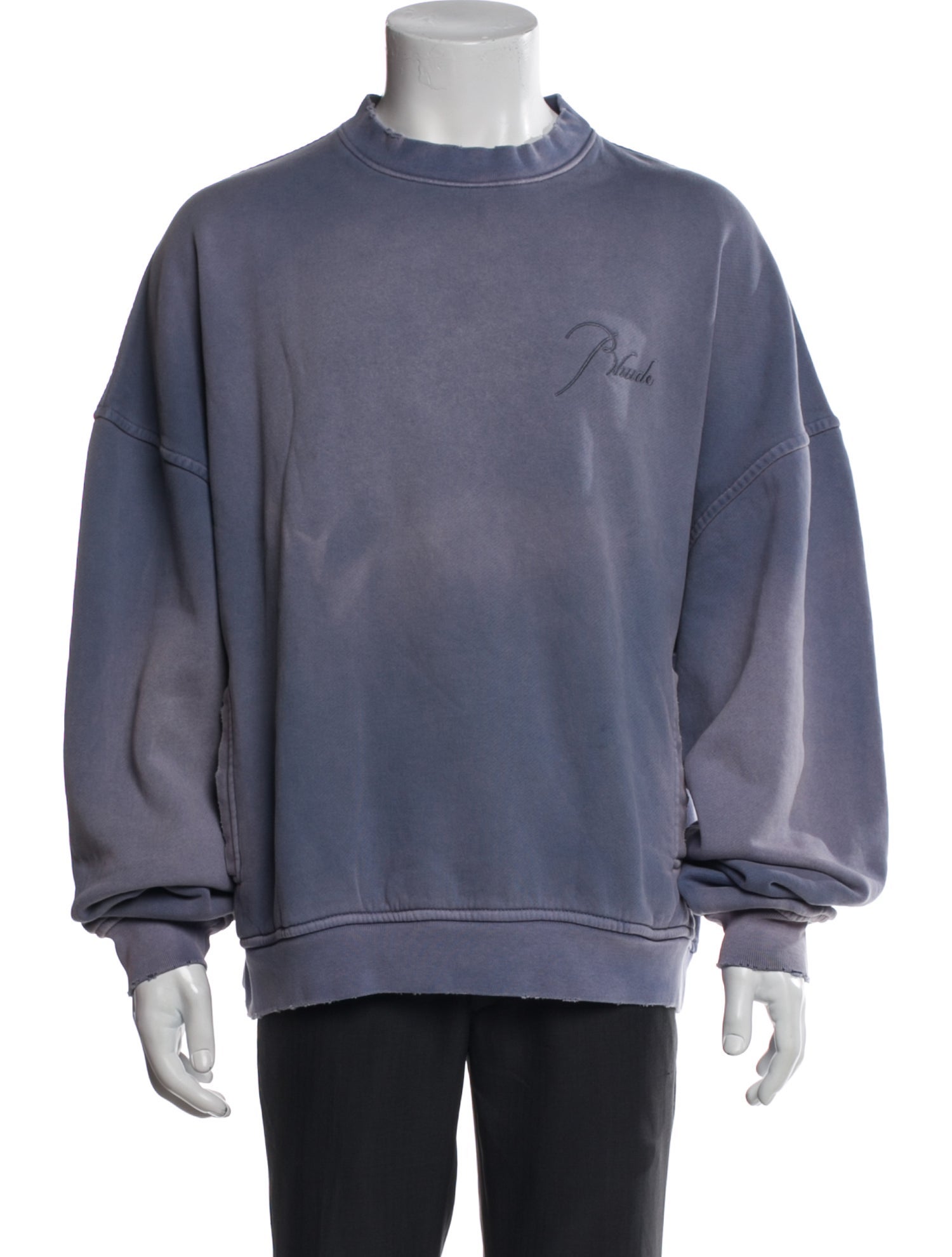 RHUDE Crew Neck Long Sleeve Sweatshirt