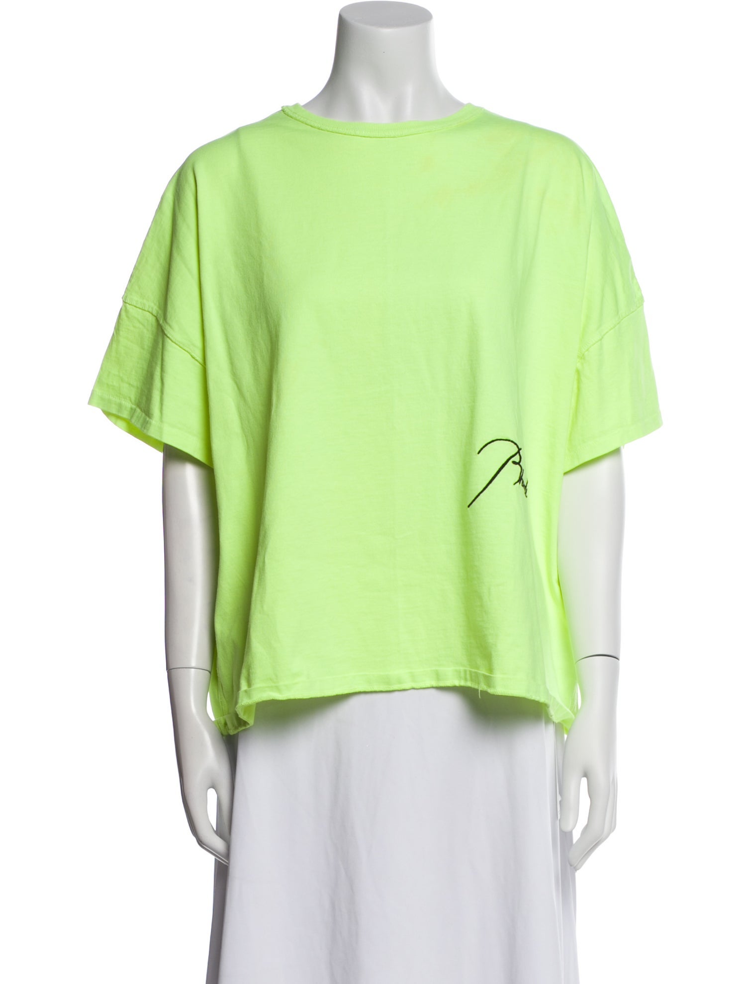 RHUDE Crew Neck Short Sleeve Sweatshirt