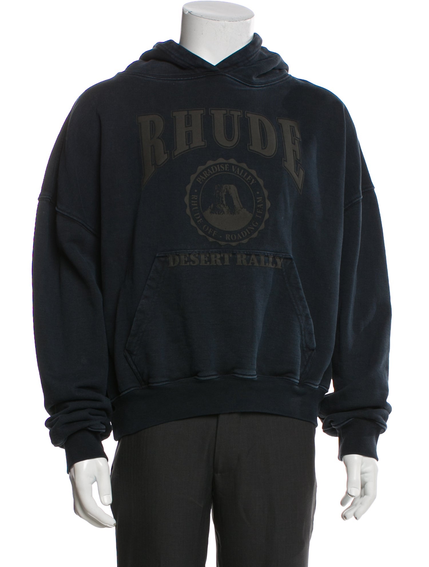 RHUDE Graphic Print Crew Neck Hoodie