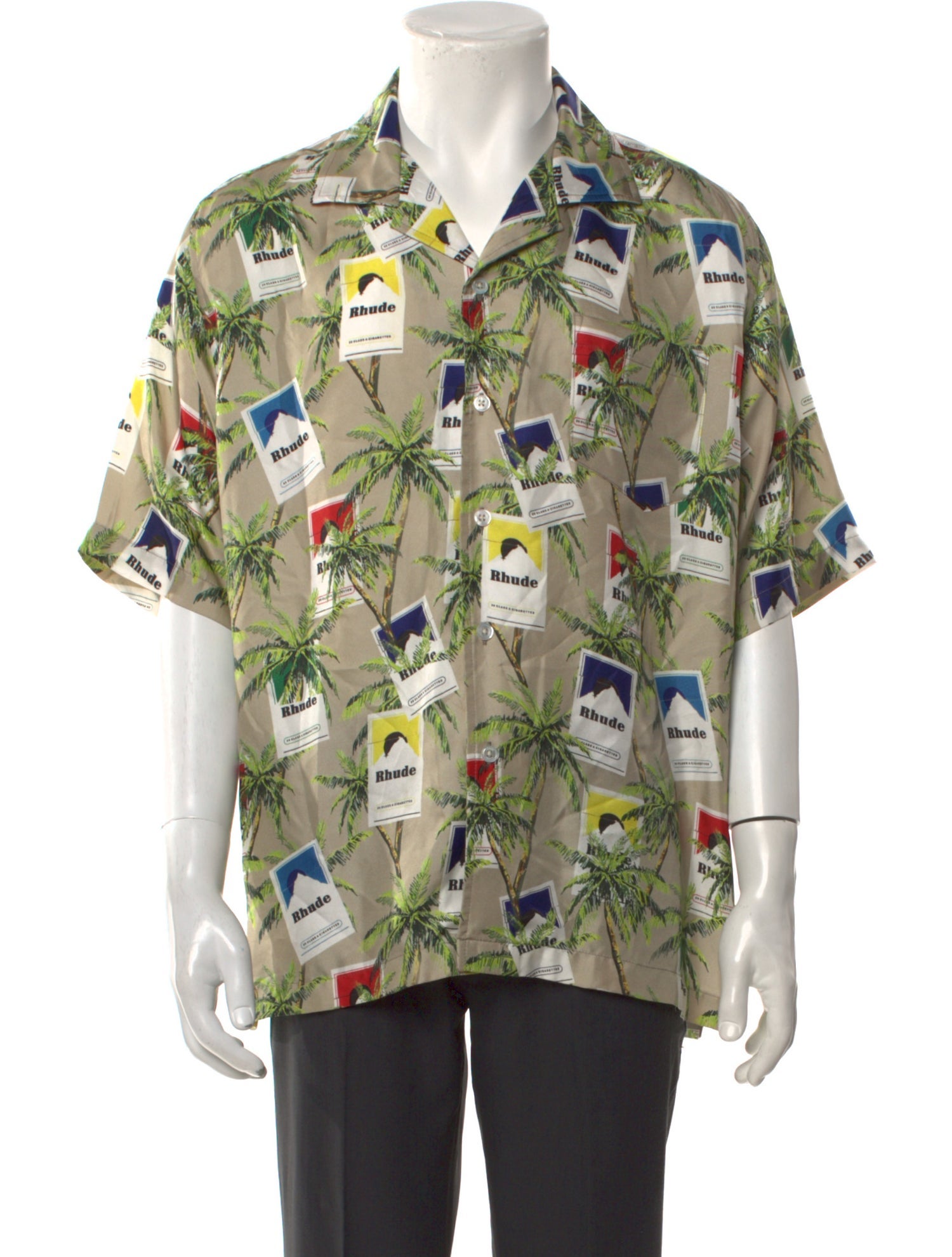 RHUDE Silk Printed Shirt