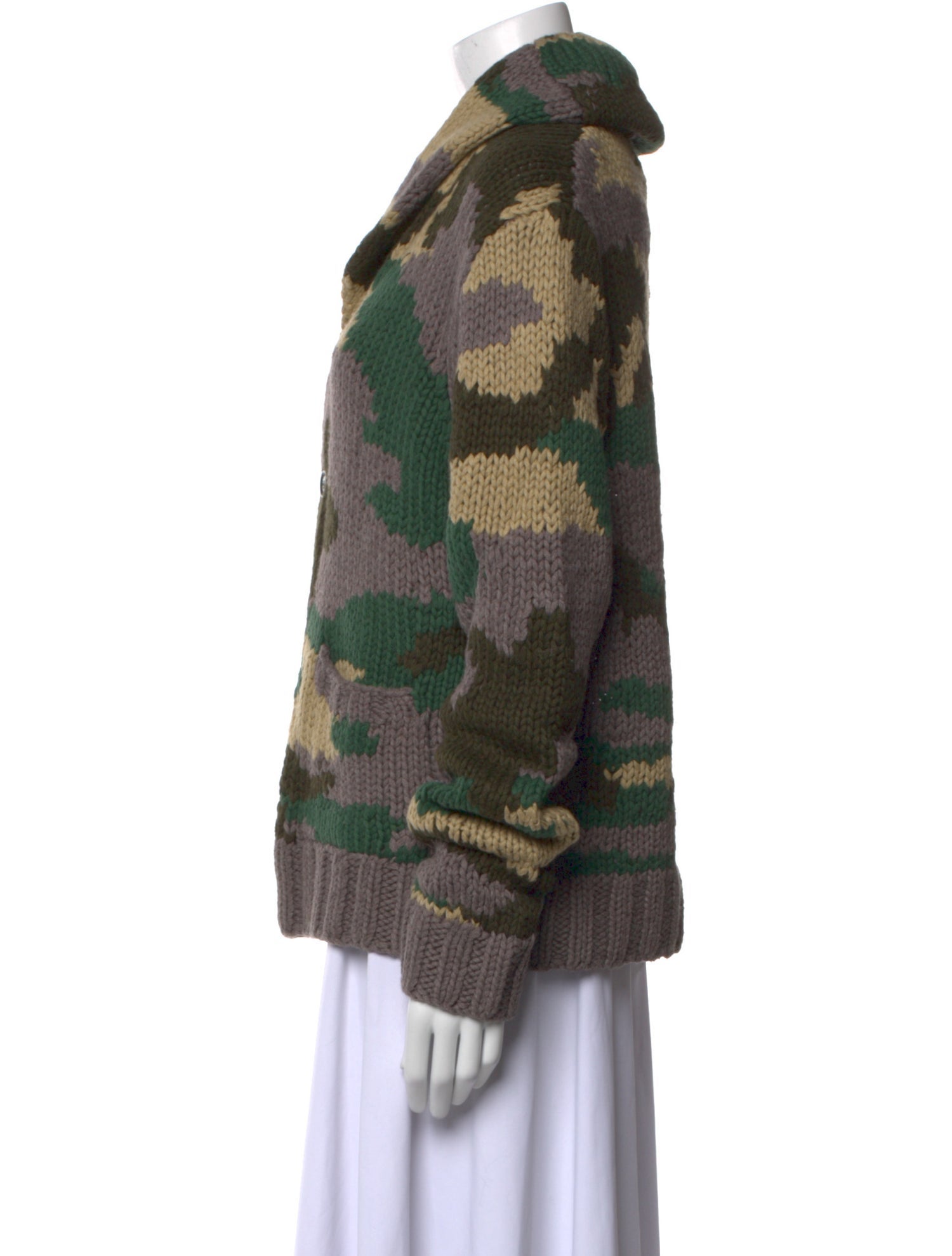 RHUDE Printed V-Neck Cardigan