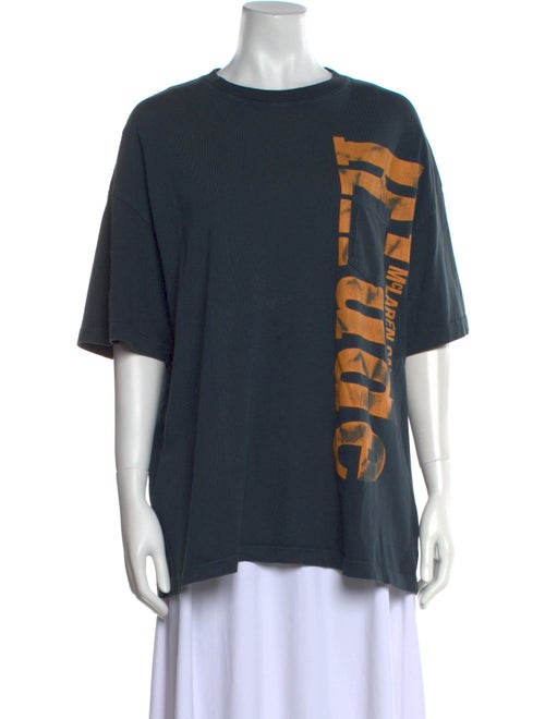 RHUDE Graphic Print Crew Neck T-Shirt