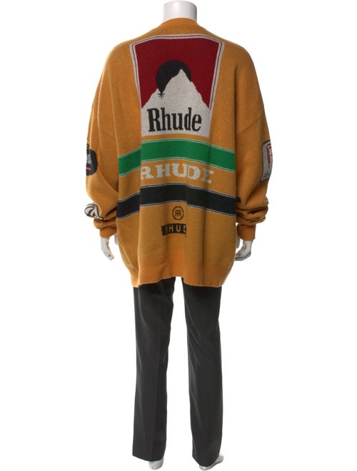 RHUDE Wool Graphic Print Pullover