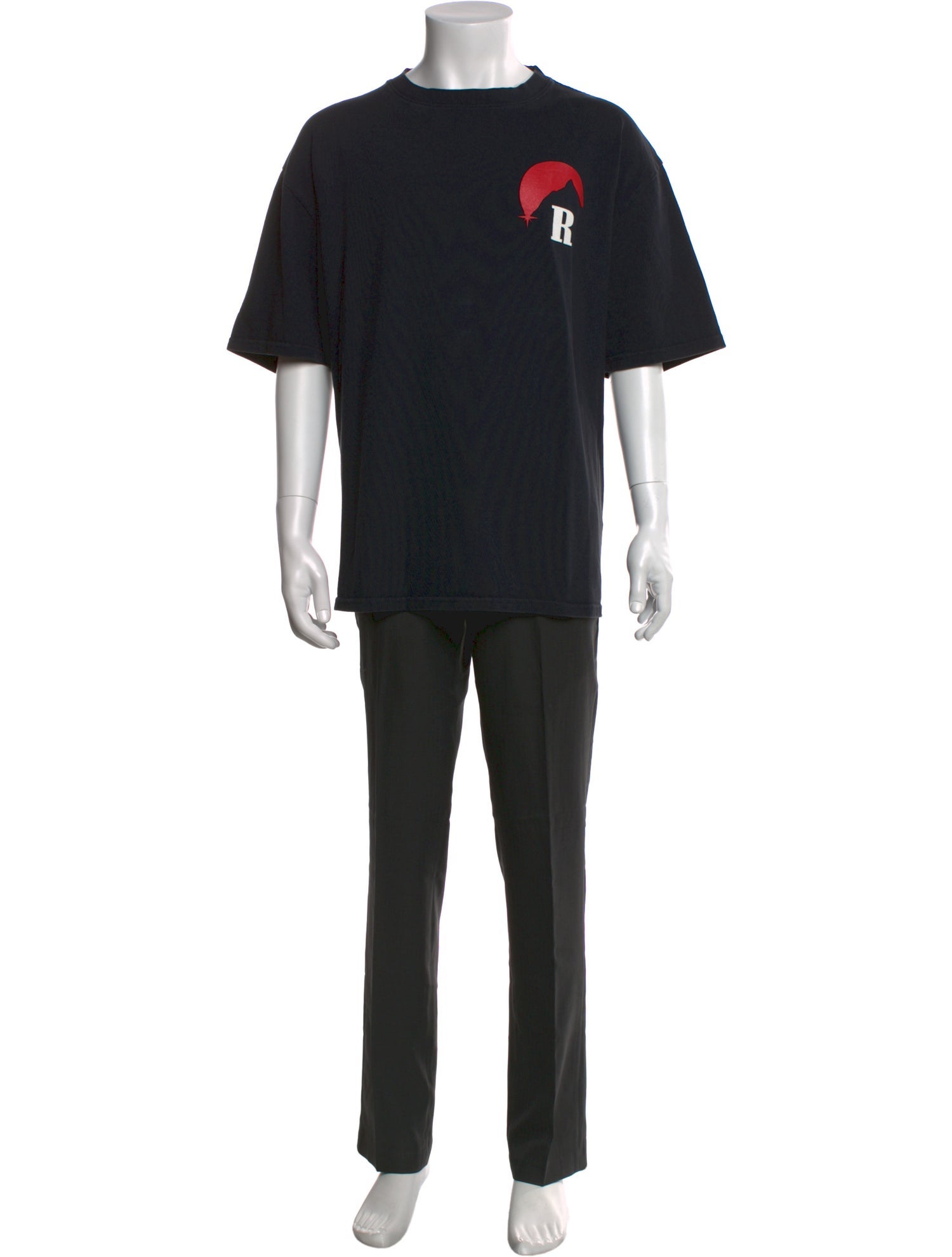 RHUDE Graphic Print Crew Neck T-Shirt