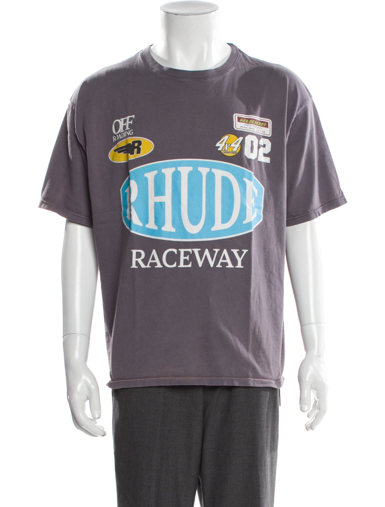 RHUDE Graphic Print Crew Neck T-Shirt