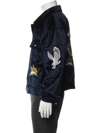 RHUDE Graphic Print Utility Jacket