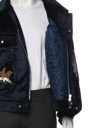 RHUDE Graphic Print Utility Jacket