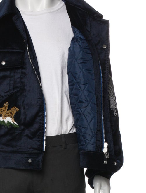 RHUDE Graphic Print Utility Jacket