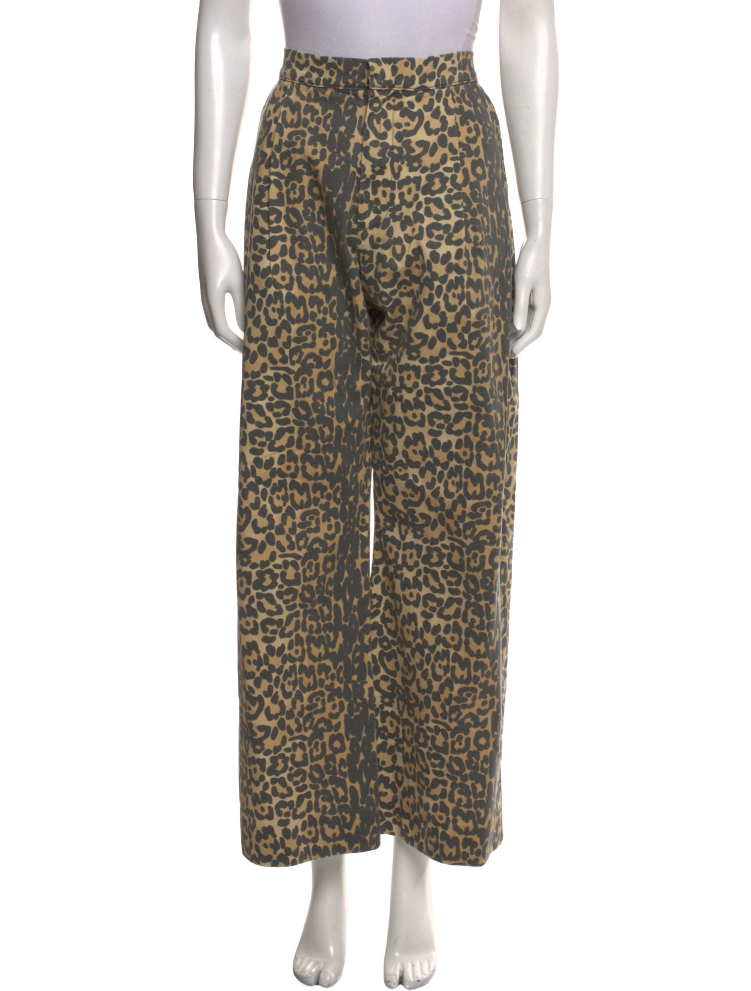 RHUDE Animal Print Wide Leg Pants