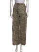 RHUDE Animal Print Wide Leg Pants