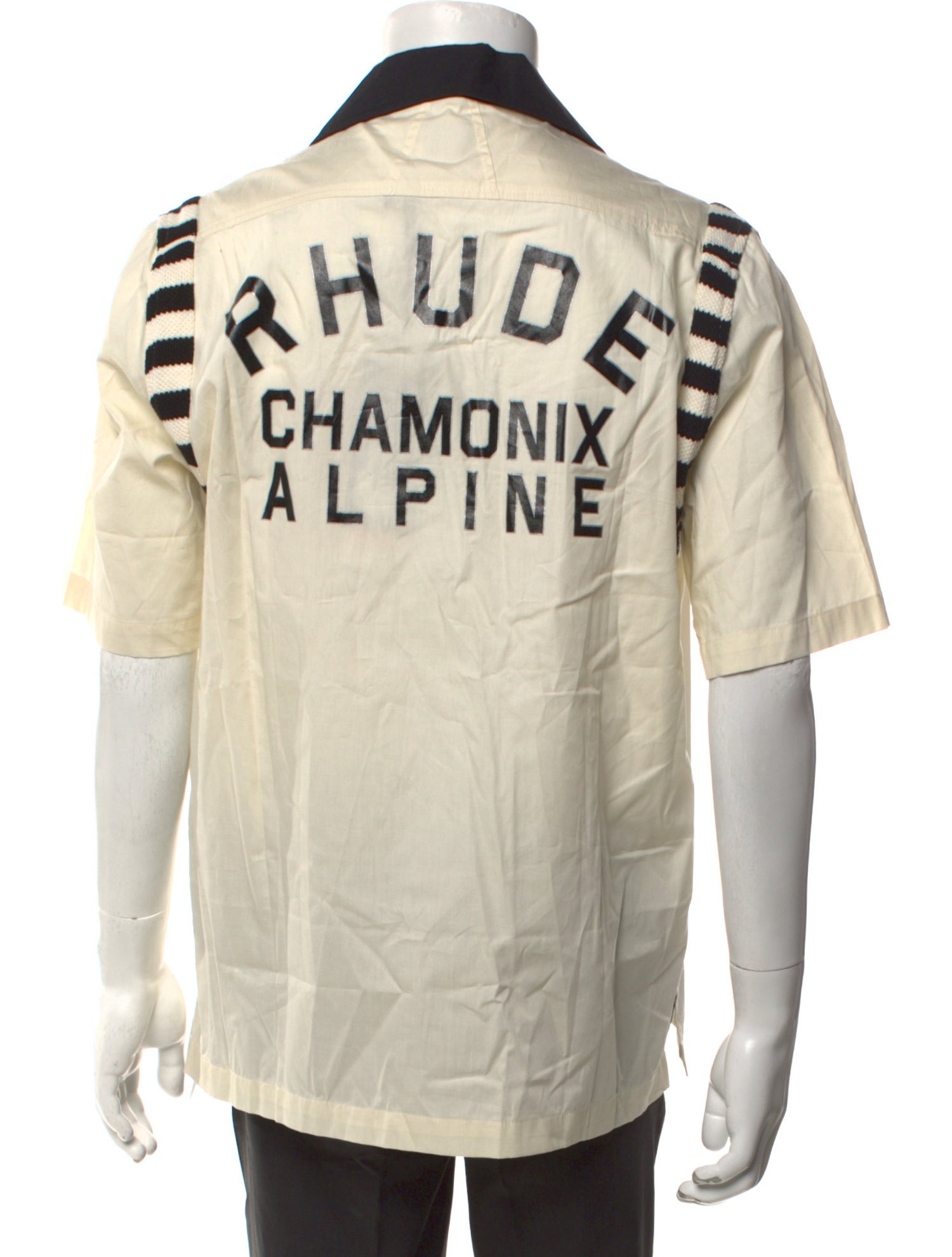 RHUDE Graphic Print Short Sleeve Shirt