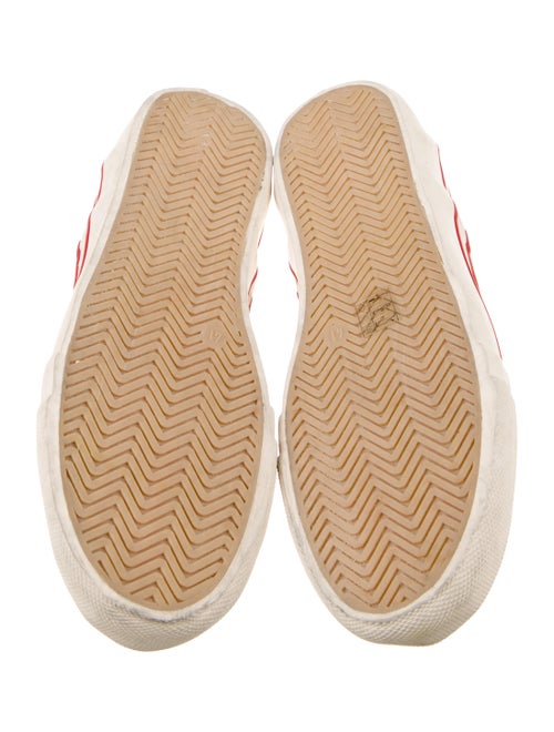 RHUDE Canvas Plaid Print Sneakers