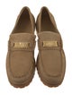 RHUDE Suede Leather Trim Embellishment Dress Loafers