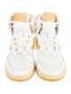 RHUDE Leather Colorblock Pattern Sneakers
