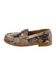 RHUDE Snakeskin Animal Print Loafers