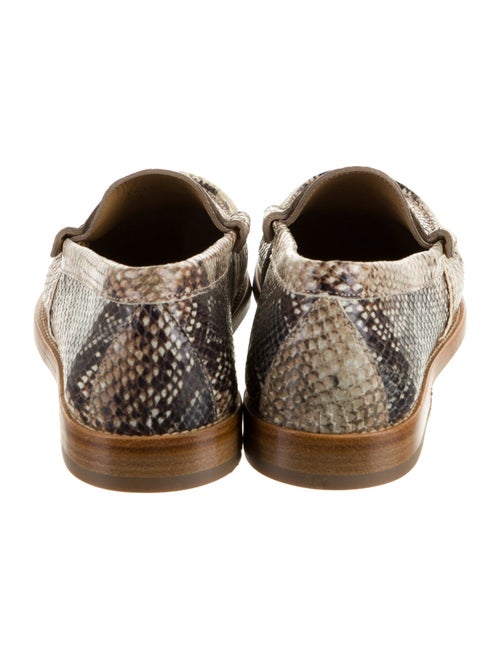 RHUDE Snakeskin Animal Print Loafers