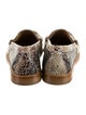 RHUDE Snakeskin Animal Print Loafers