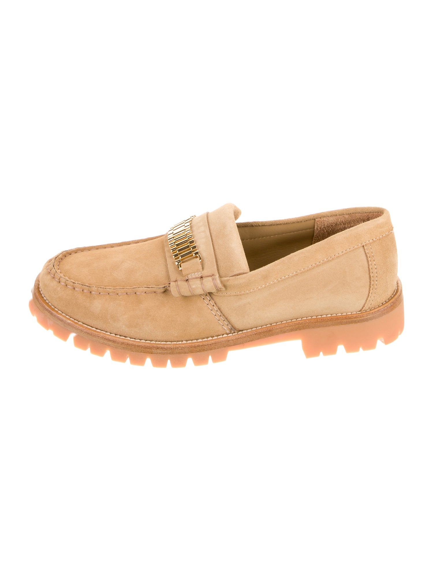 RHUDE Leather Leather Trim Embellishment Loafers