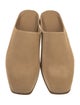 RHUDE Suede Leather Trim Embellishment Slippers