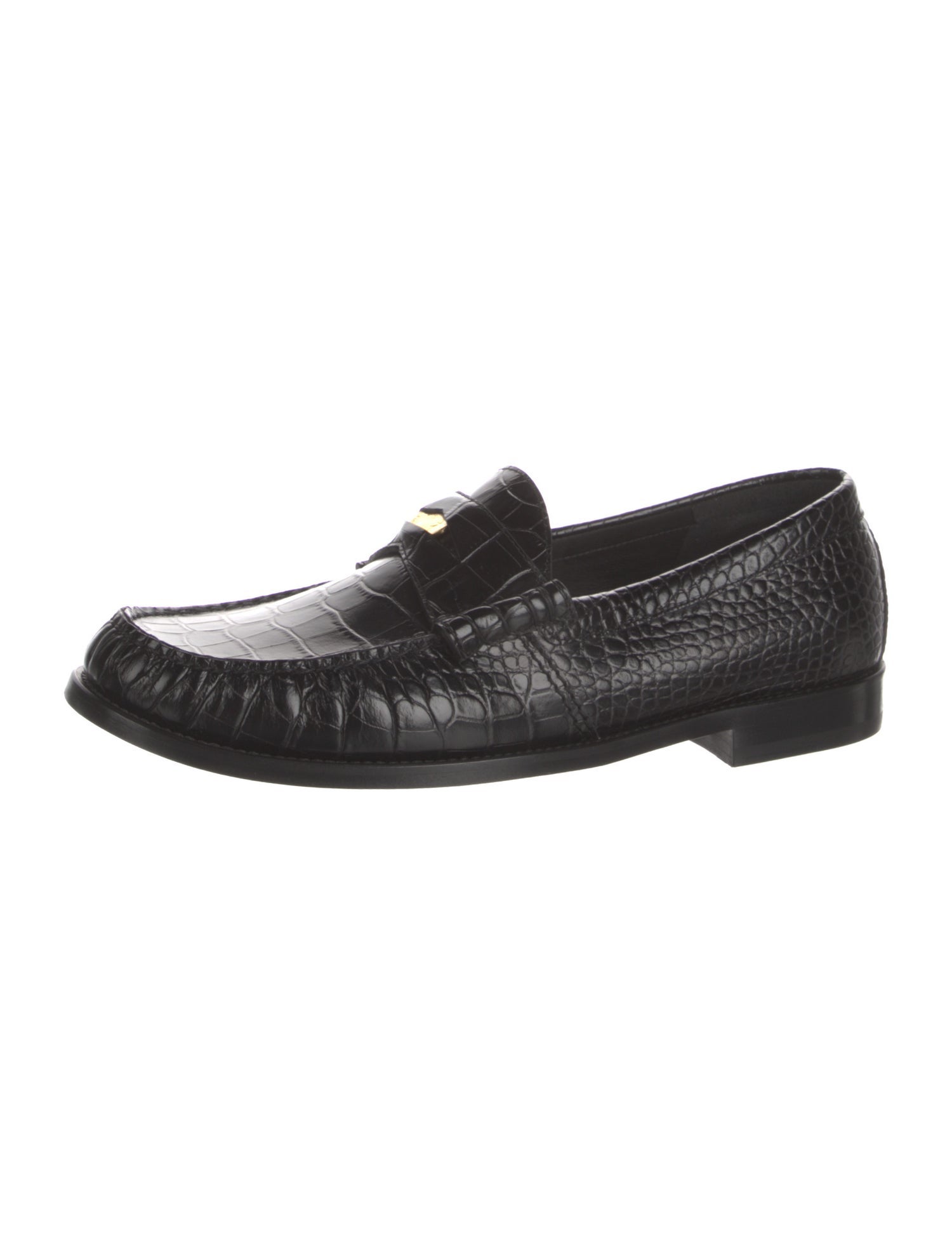 RHUDE Embossed Leather Dress Loafers