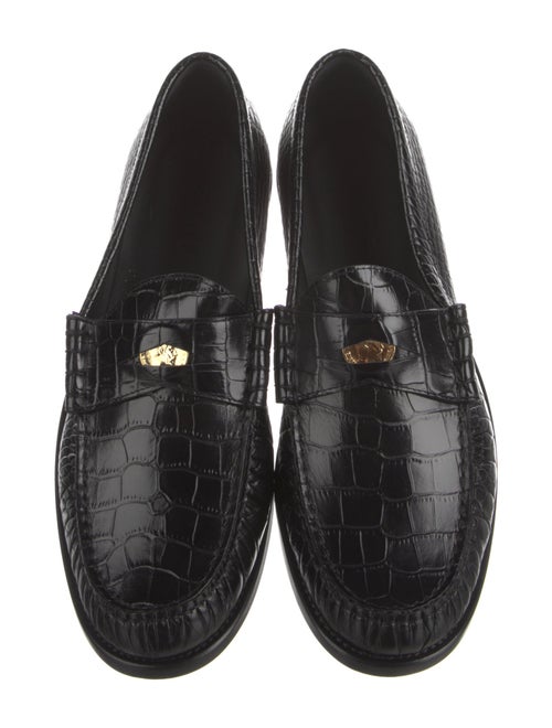 RHUDE Embossed Leather Dress Loafers