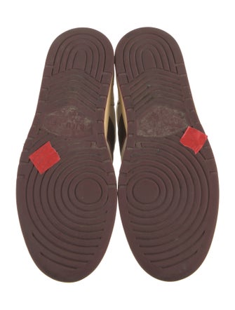 RHUDE Leather Printed Sneakers